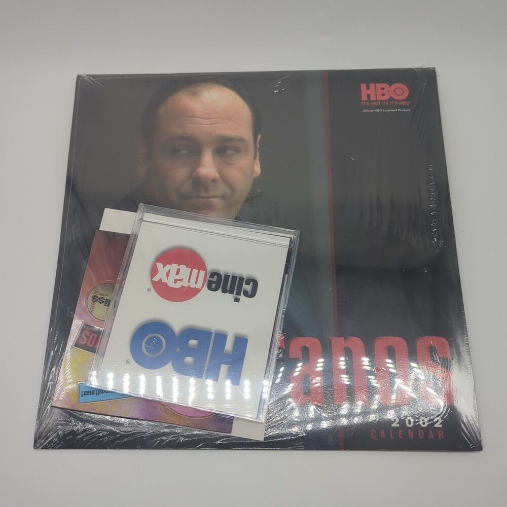 The Sopranos 2002 HBO Series Calendar Sealed James Gandolfini New DVD Included